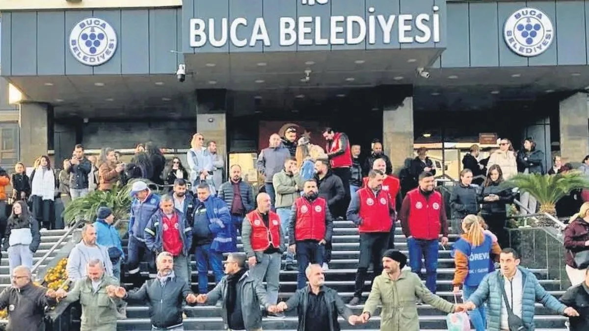 Buca’da 25 yıl sonra işçiler greve gitti
