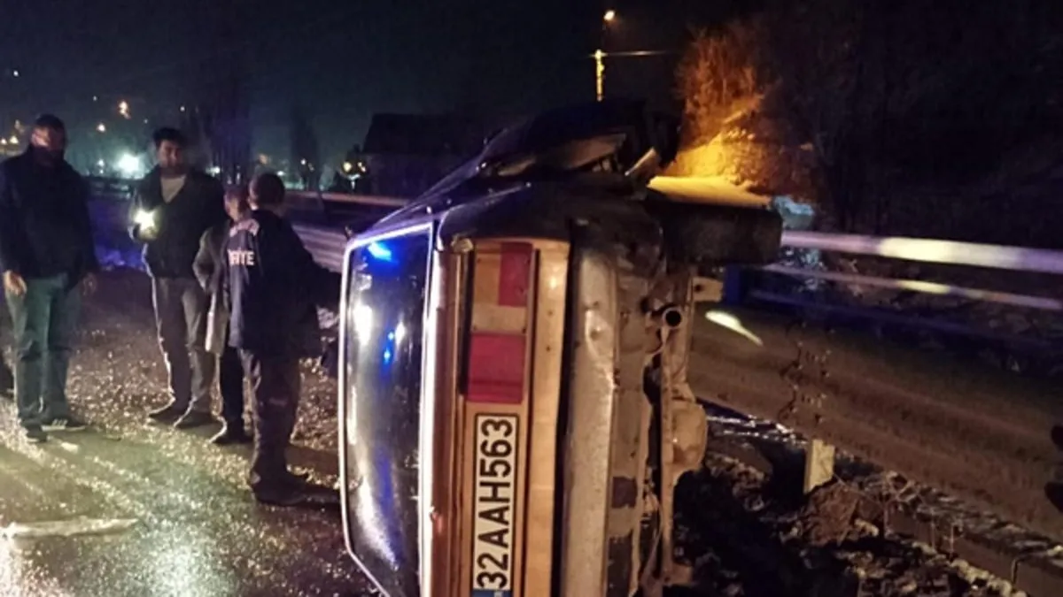 Malatya’da otomobil devrildi: 3 kişi yaralandı!